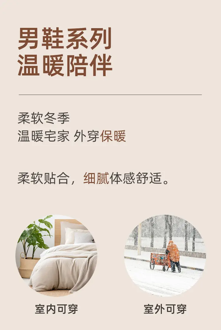 All-Inclusive Cotton Slippers for Women, Winter 2024, Indoor Thick-Soled Fleece-Lined Warm Cotton Shoes for Winter Home Leisure — feature 2