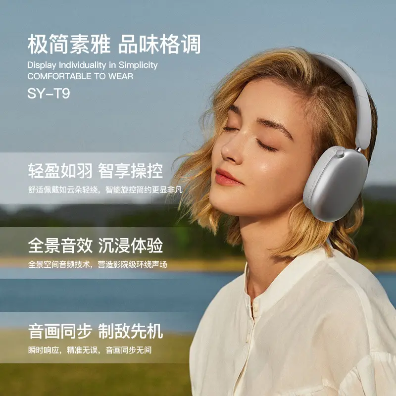 Wireless Bluetooth Headset Silver Long Lasting Noise Reduction - Image 10
