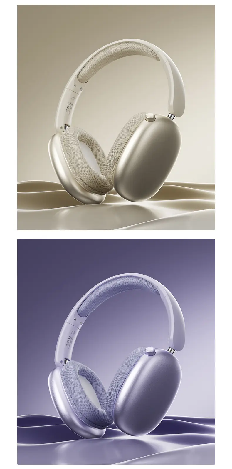 Wireless Bluetooth Headset Silver Long Lasting Noise Reduction — feature 25