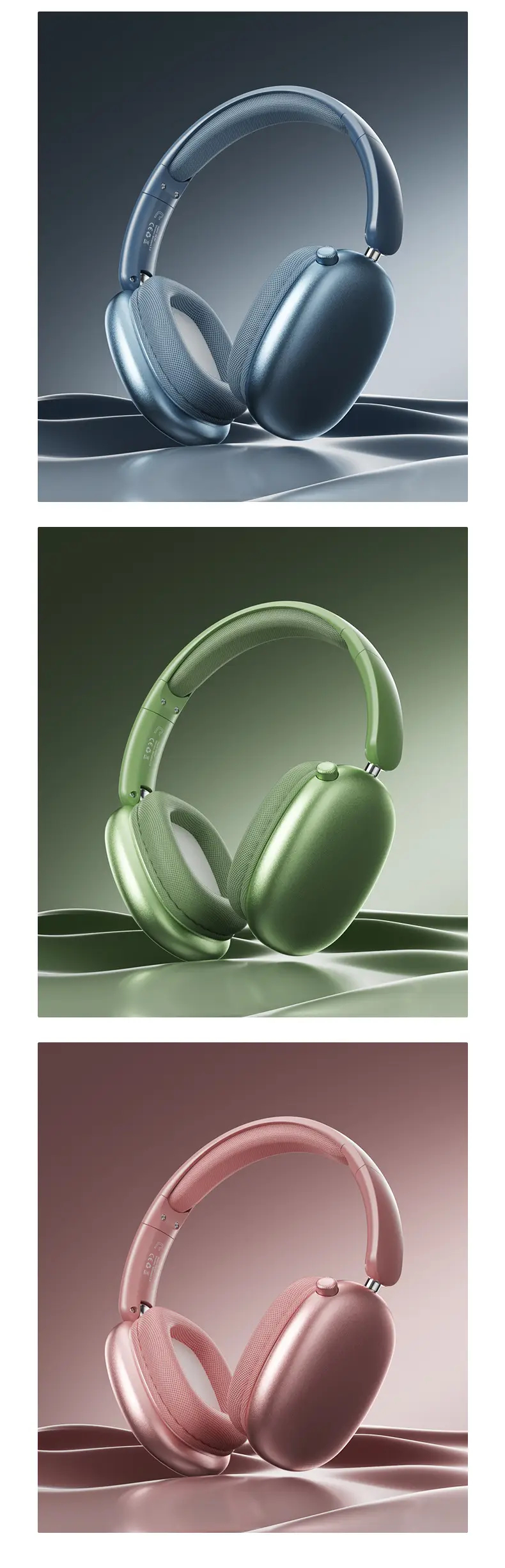 Wireless Bluetooth Headset Silver Long Lasting Noise Reduction — feature 26