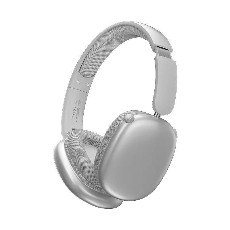 Wireless Bluetooth Headset Silver Long Lasting Noise Reduction — feature 29