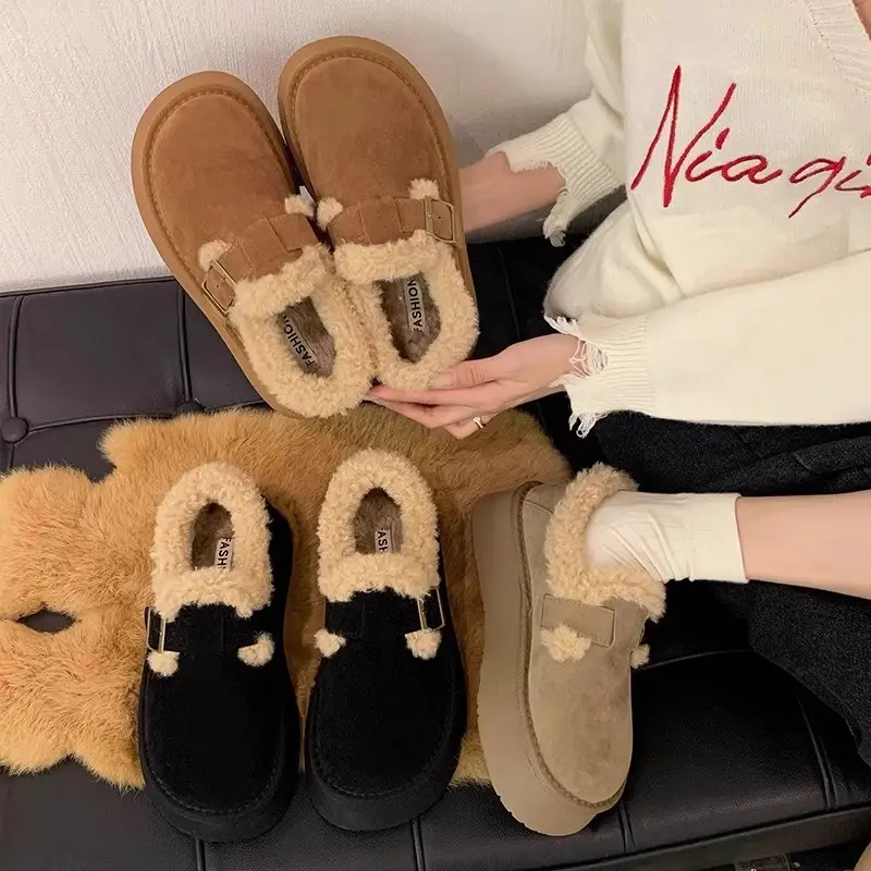 Women Fleece Lined Snow Boots Brown 2025 — feature 8