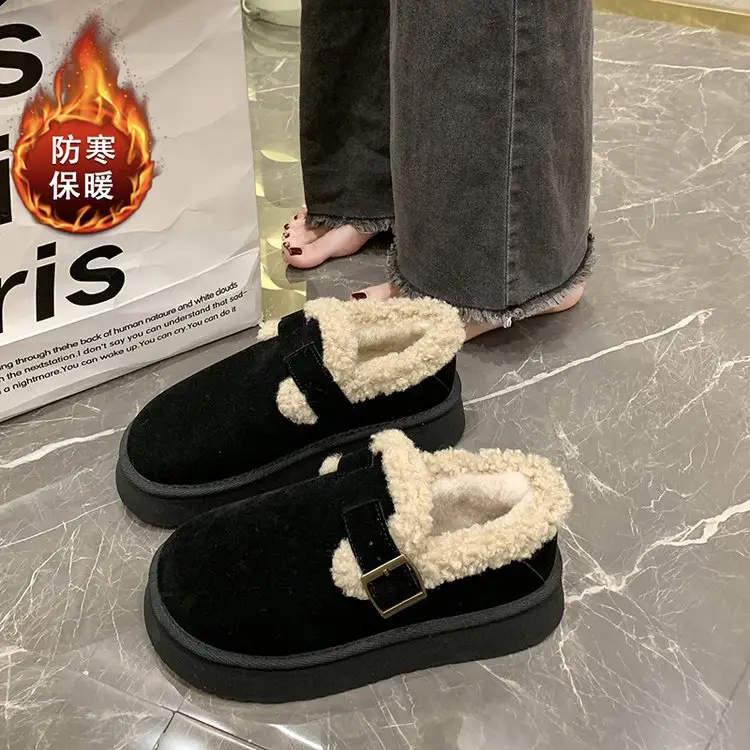 Women Velvet Snow Boots Thick Warm Winter 2025 — feature 2