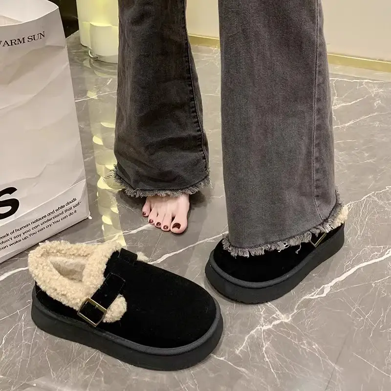 Women Velvet Snow Boots Thick Warm Winter 2025 — feature 6