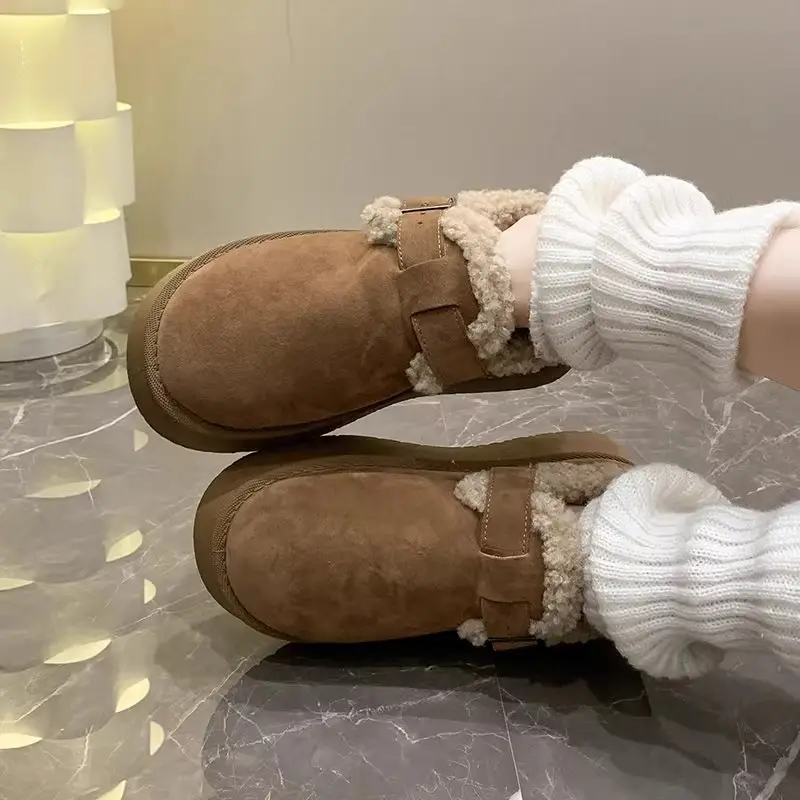 Women Velvet Snow Boots Thick Warm Winter 2025 — feature 9