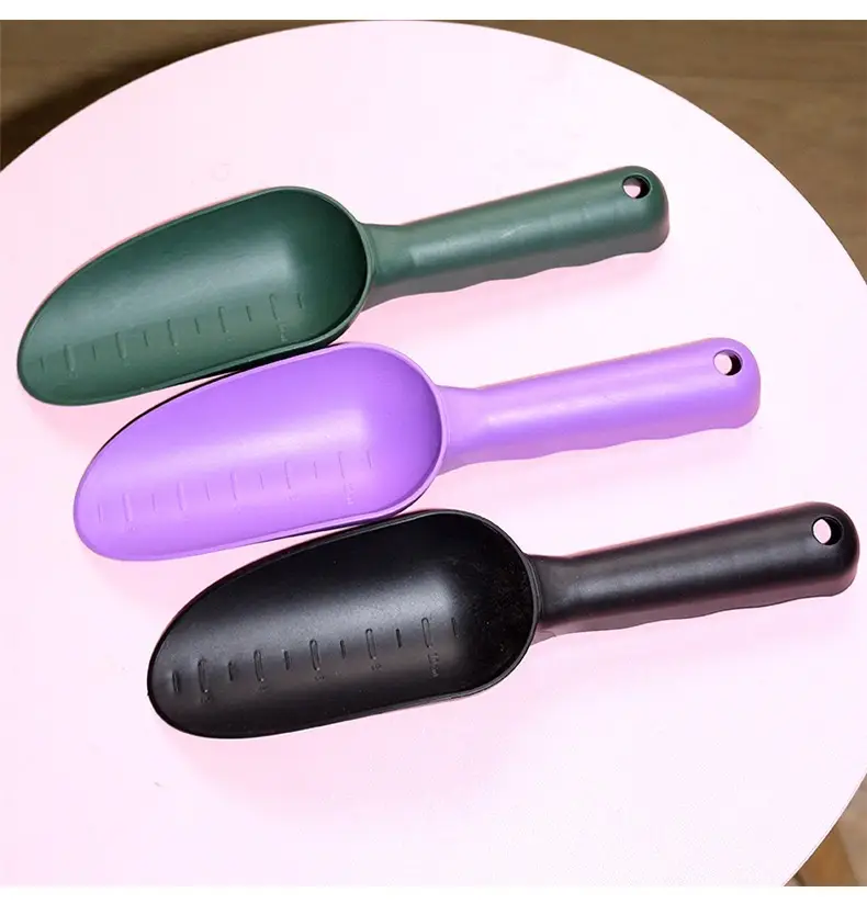 Thickened plastic shovel fleshy soil shovel cat litter shovel balcony vegetable digging shovel gardening flower loosening tool — feature 10