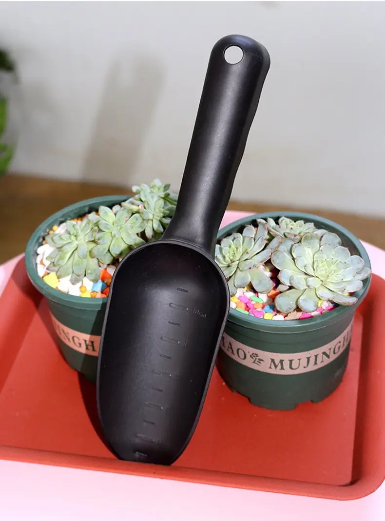 Thickened plastic shovel fleshy soil shovel cat litter shovel balcony vegetable digging shovel gardening flower loosening tool — feature 9