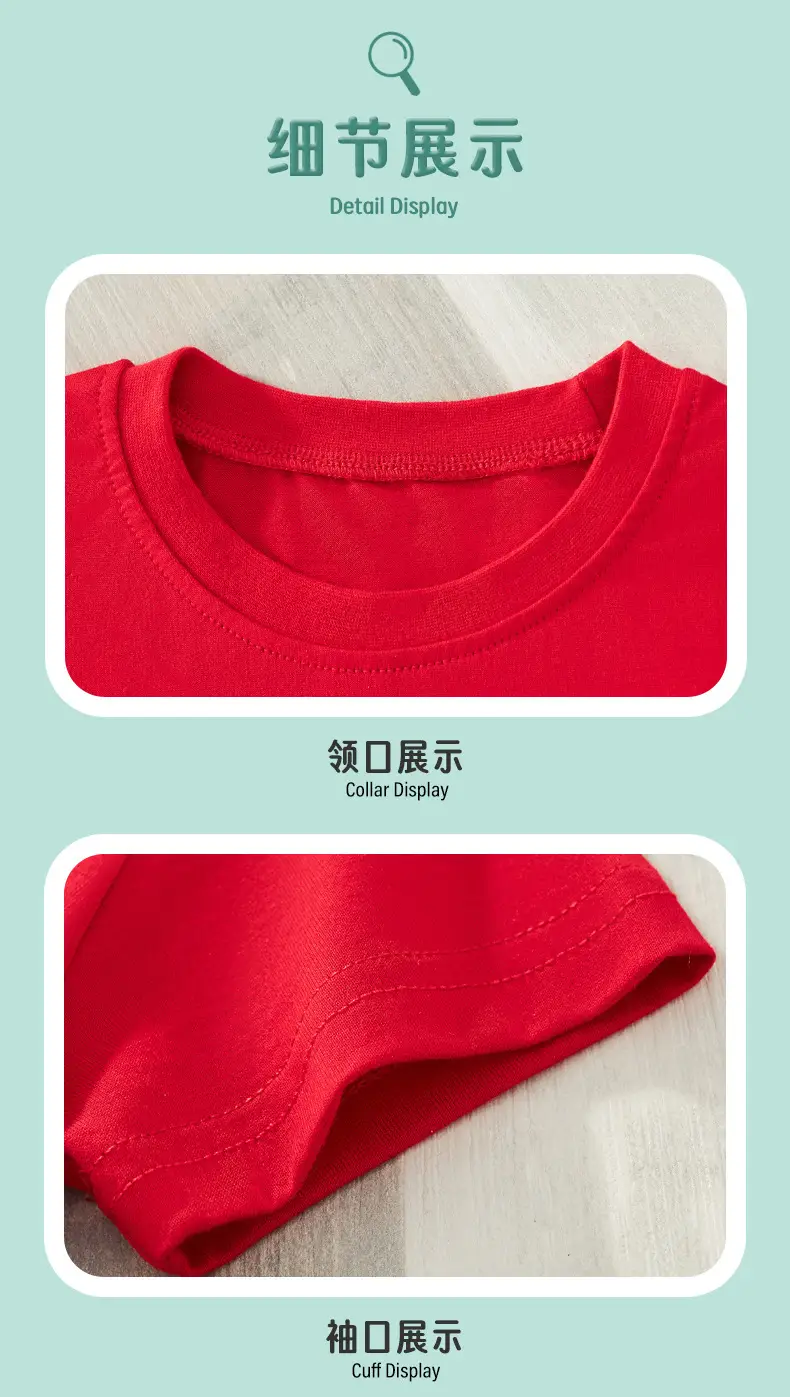 Red Cartoon T-Shirt for Boys 25Yr Summer Wear — feature 7