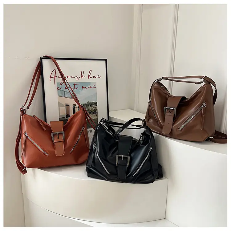 Autumn Winter Vintage Large Capacity Women's Tote Bag - Image 3