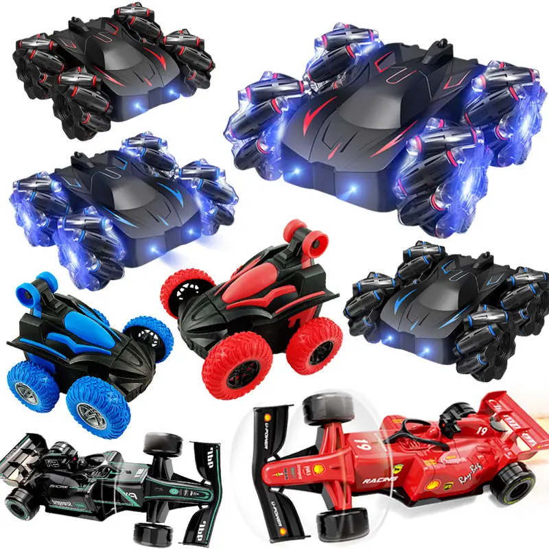 One Piece Free Shipping Kidsren's Electric Remote Control Car Toy Car Boy Four-Wheel Drive Remote Control Off-Road Vehicle Racing Car Stall