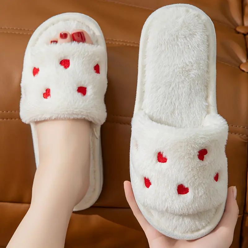 Autumn and Winter Cotton Slippers Summer Linen Cotton Linen Slippers Women's Home Indoor Non-slip Couple Sandals Factory Women's Small Love