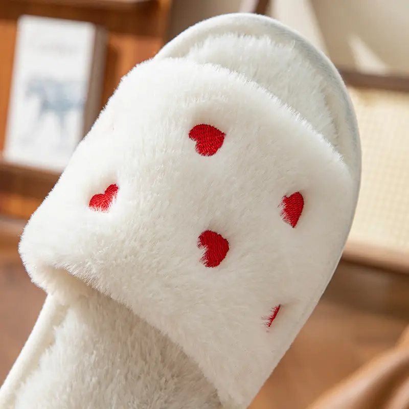 Autumn and Winter Cotton Slippers Summer Linen Cotton Linen Slippers Women's Home Indoor Non-slip Couple Sandals Factory Women's Small Love
