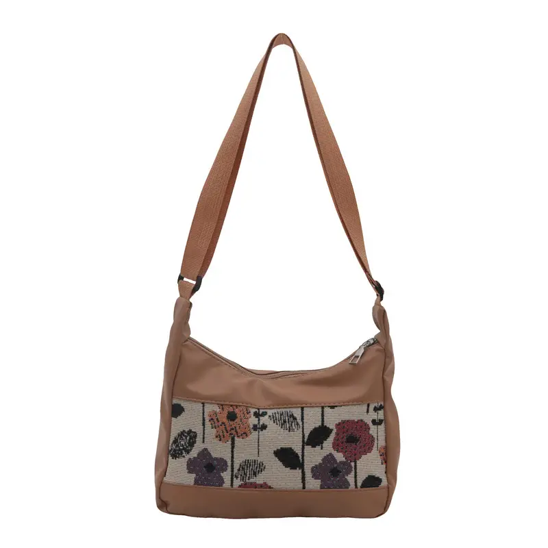 Canvas Floral Shoulder Bag Women Winter Autumn - Image 9