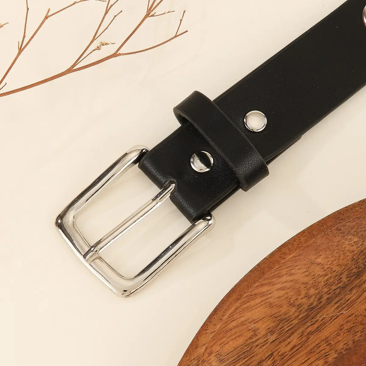 Non-Perforated Punk Chain Belt for Men Women - Image 5