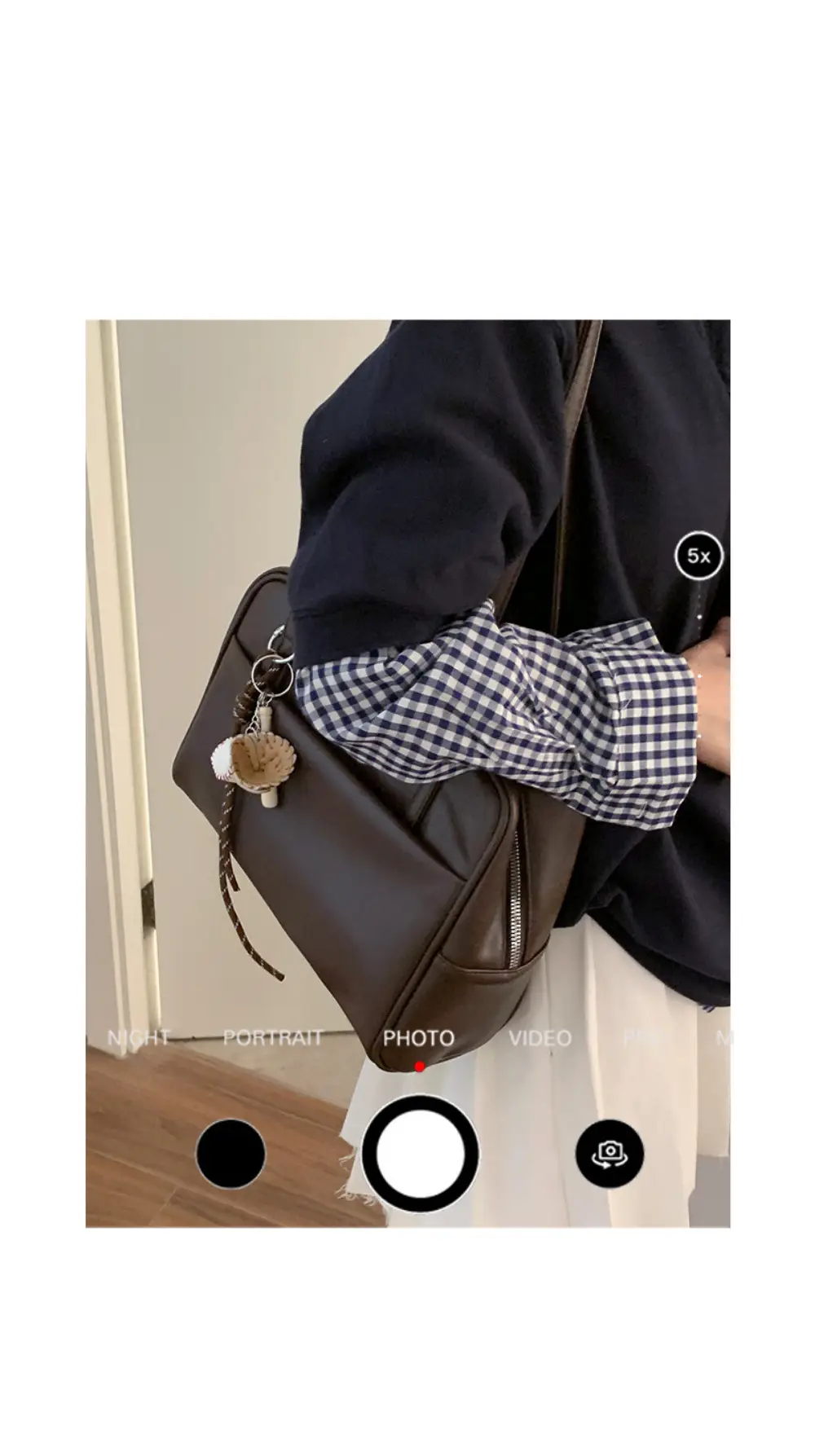 Women's Brown Leather Shoulder Bag 2025 New Style — feature 10