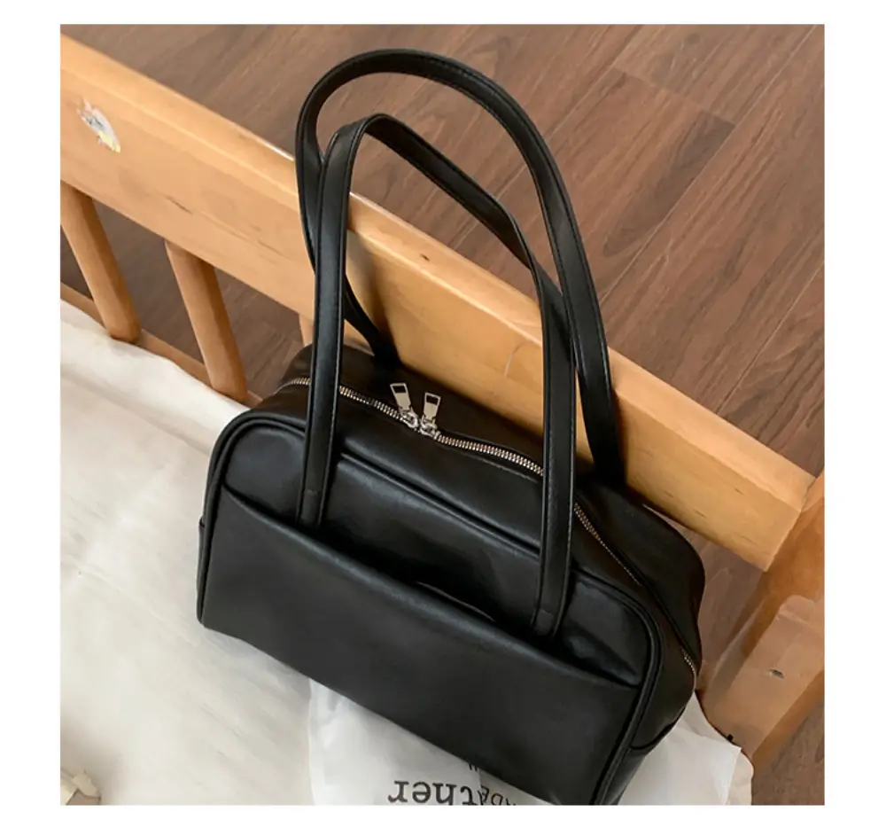 Women's Brown Leather Shoulder Bag 2025 New Style — feature 26