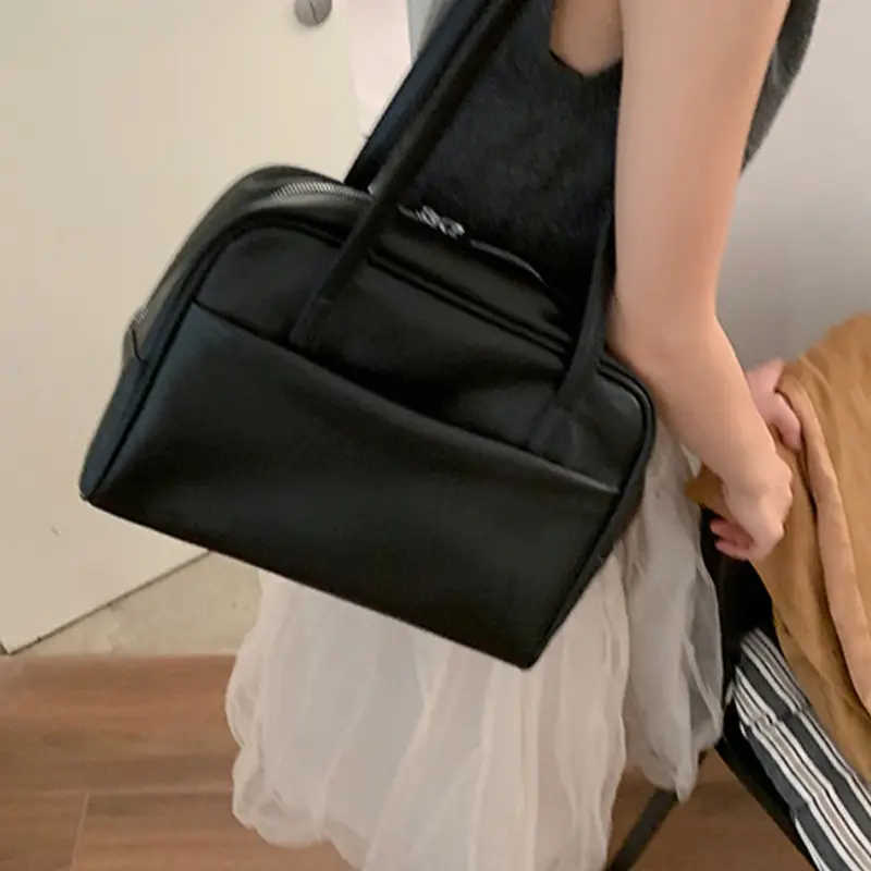 Women's Brown Leather Shoulder Bag 2025 New Style - Image 2