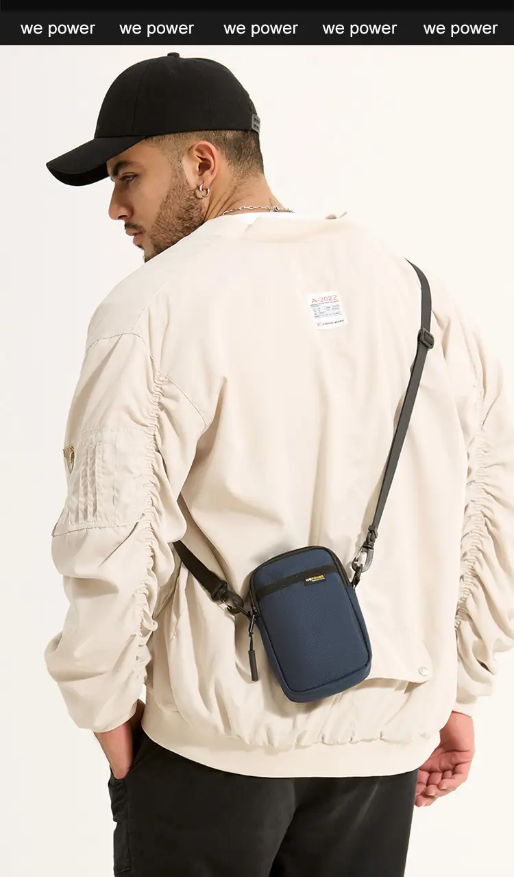 Black Crossbody Phone Bag with Adjustable Strap — feature 17