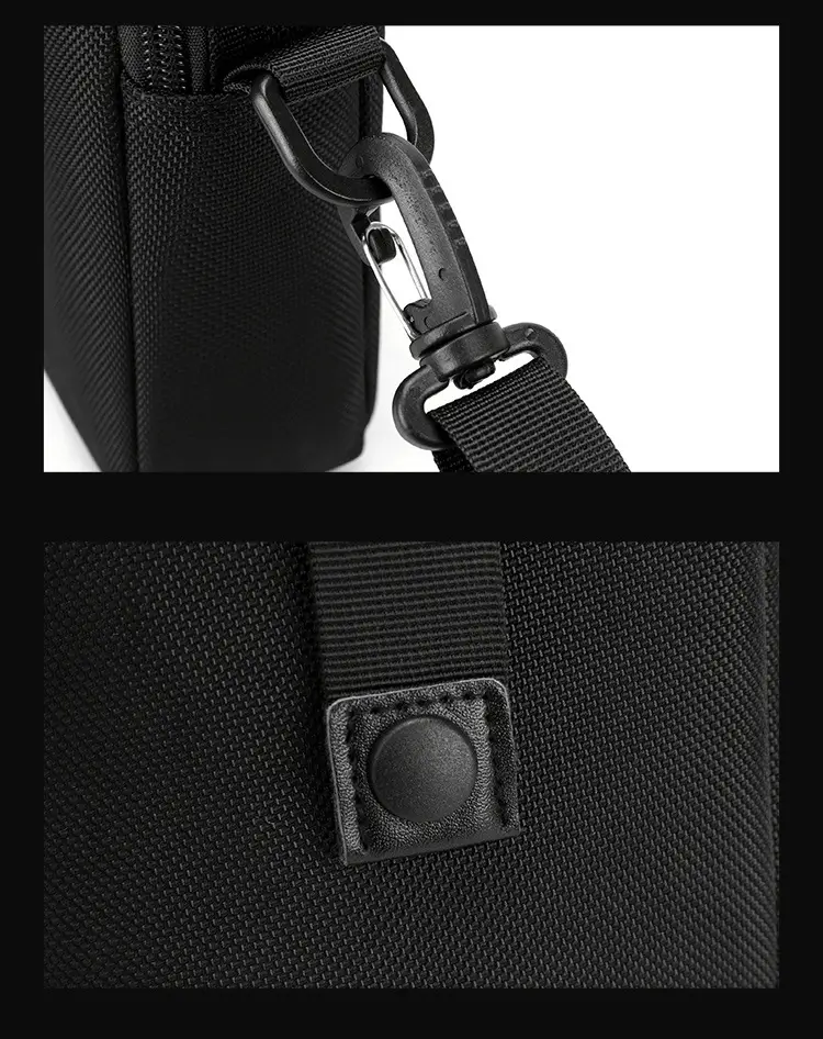 Black Crossbody Phone Bag with Adjustable Strap — feature 21