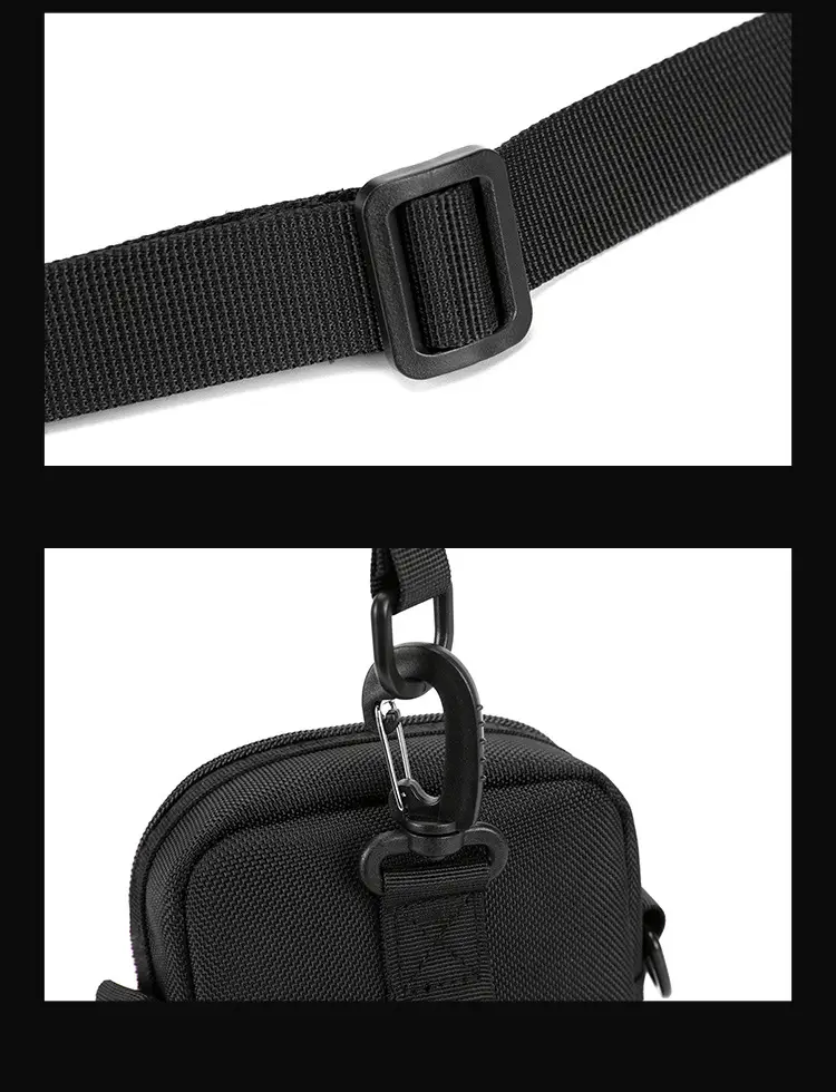 Black Crossbody Phone Bag with Adjustable Strap — feature 22