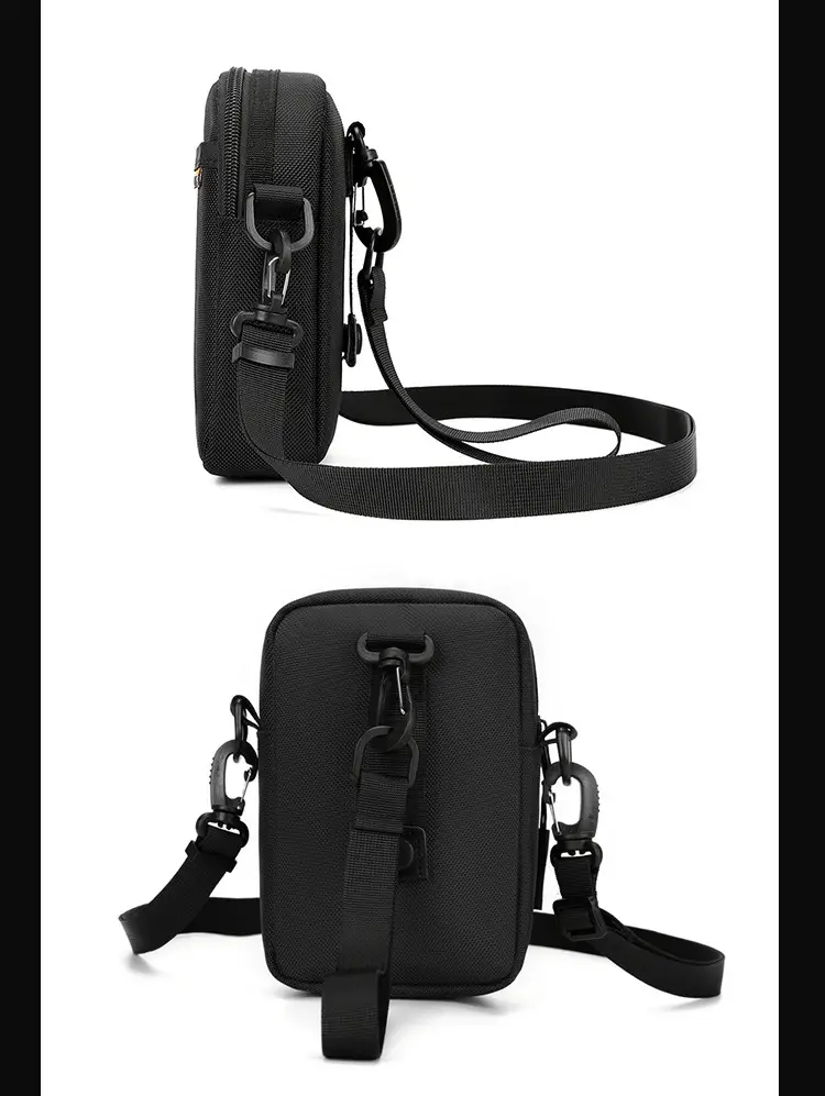 Black Crossbody Phone Bag with Adjustable Strap — feature 24