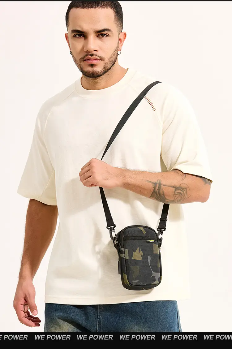 Black Crossbody Phone Bag with Adjustable Strap — feature 4