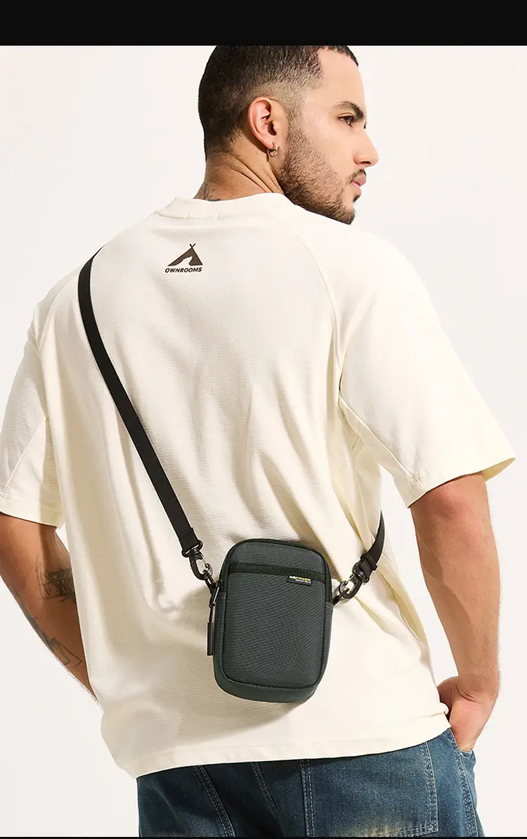 Black Crossbody Phone Bag with Adjustable Strap — feature 7