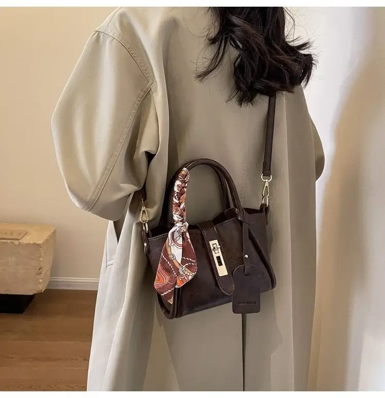 Retro Maillard Texture Handbag Women 2025 New Fashion — feature 29