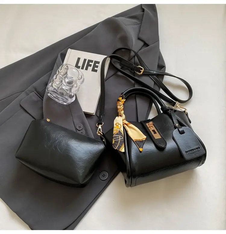 Retro Maillard Texture Handbag Women 2025 New Fashion — feature 44