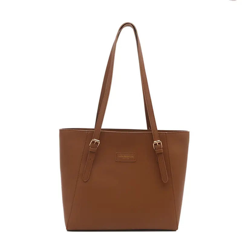 Brown Large Capacity Women's Shoulder Bag 2024 - Image 4