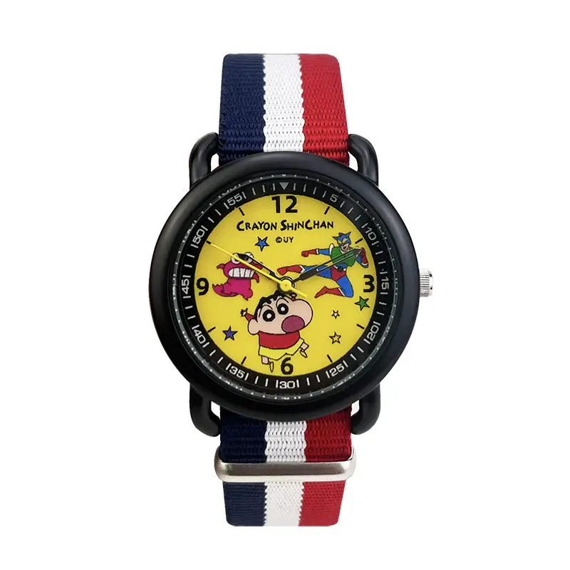 Crayon Xiaoxin Cartoon Watch for Kids Blue White - Image 2