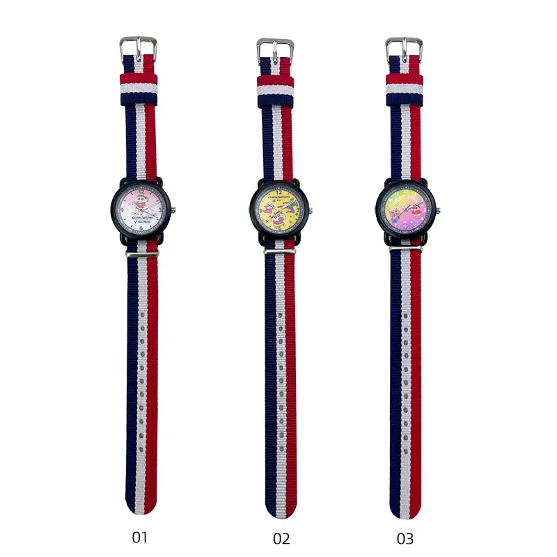 Crayon Xiaoxin Cartoon Watch for Kids Blue White - Image 13