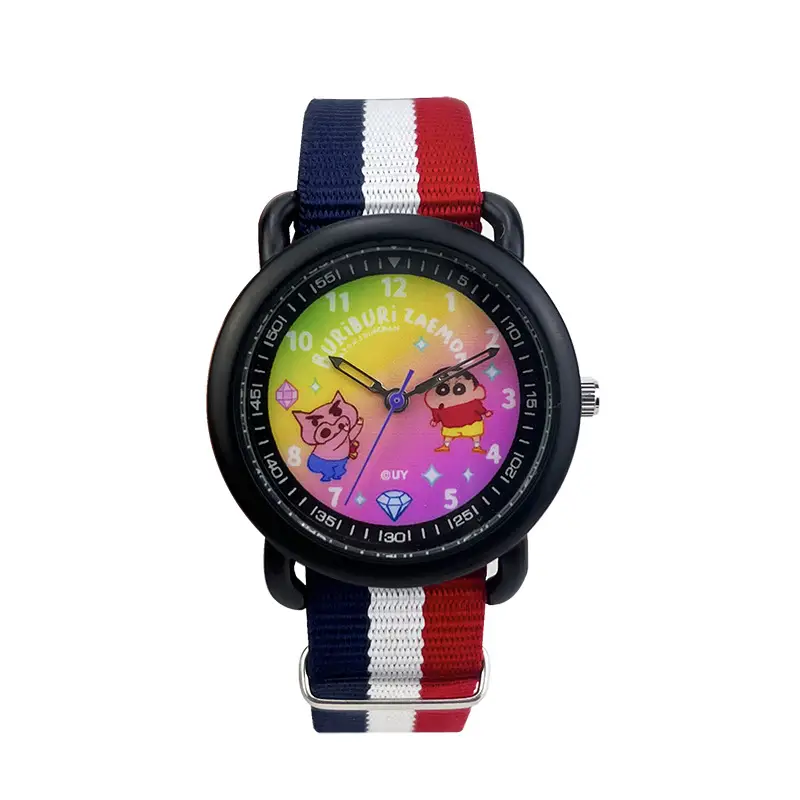 Crayon Xiaoxin Cartoon Watch for Kids Blue White - Image 3