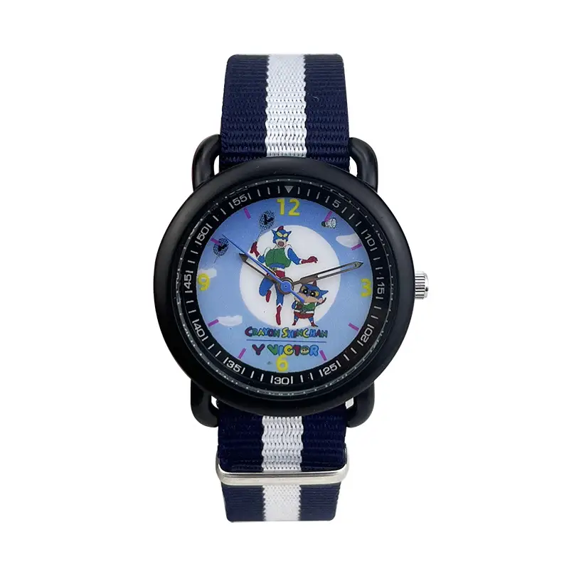 Crayon Xiaoxin Cartoon Watch for Kids Blue White - Image 4