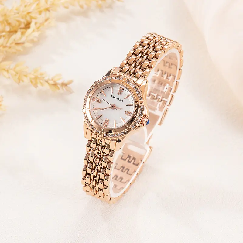 Diamond Bracelet Watch for Women Small Gold - Image 5