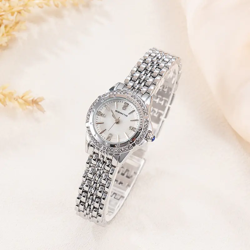 Diamond Bracelet Watch for Women Small Gold - Image 6
