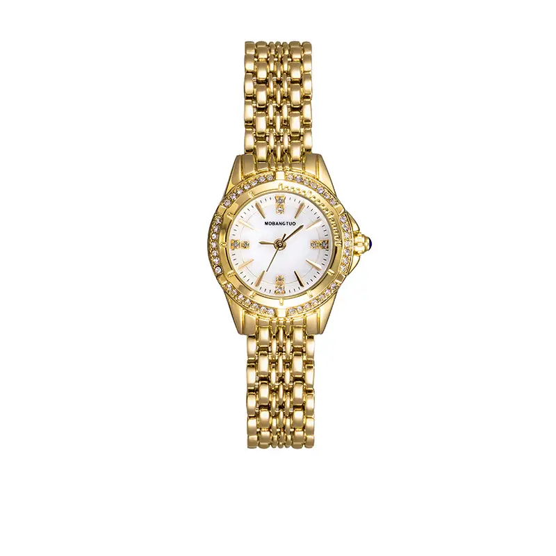 Diamond Bracelet Watch for Women Small Gold - Image 3