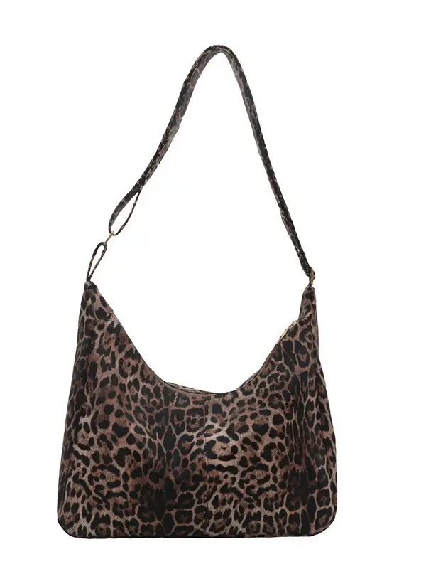 Leopard Print Large Crossbody Bag Women 2024 - Image 8