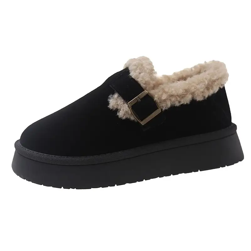 Women Fleece Lined Snow Boots Brown 2025 - Image 8