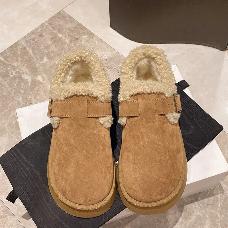 Women Fleece Lined Snow Boots Brown 2025 — feature 4