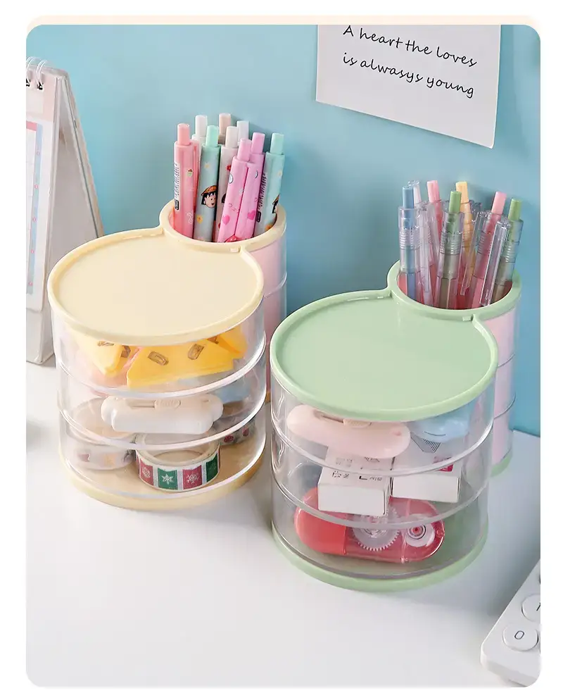 Rotating Dustproof Makeup Egg Storage Cylinder — feature 14