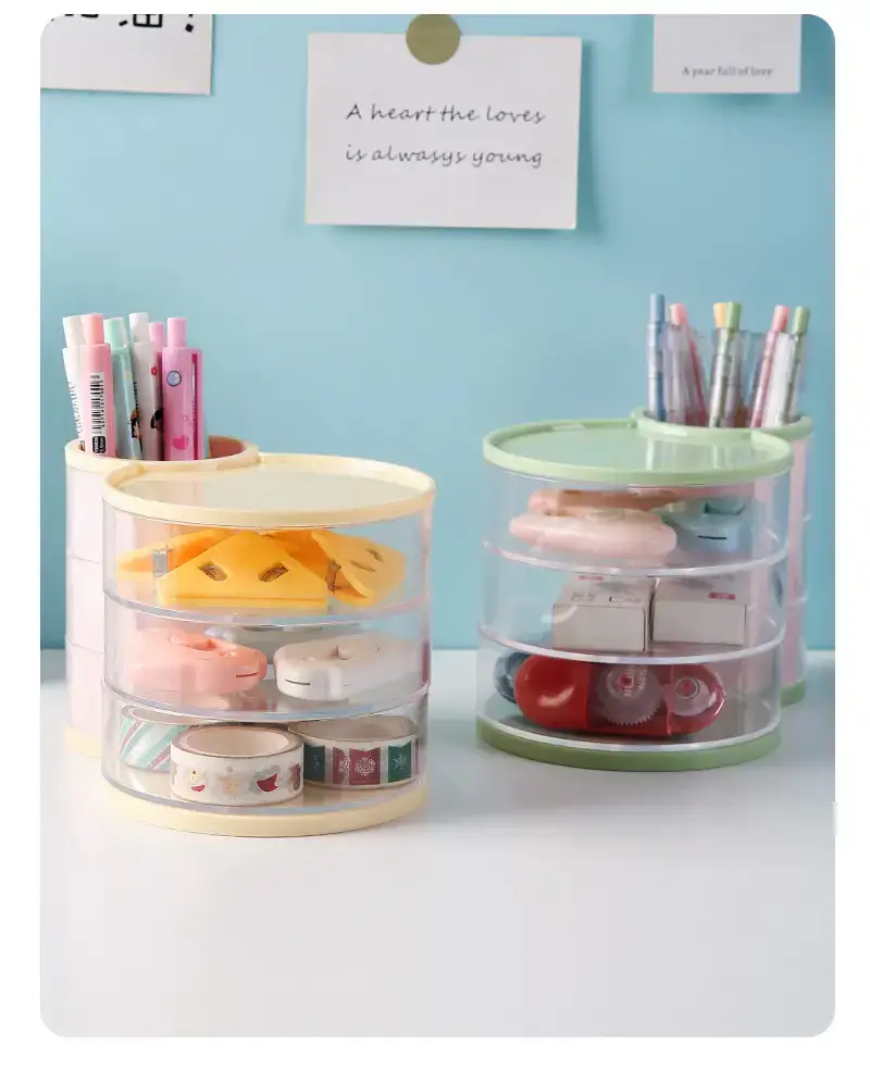 Rotating Dustproof Makeup Egg Storage Cylinder — feature 17