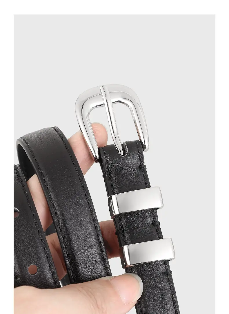 2024 Soft Fashion Belt for Women Brown Black Brown — feature 16