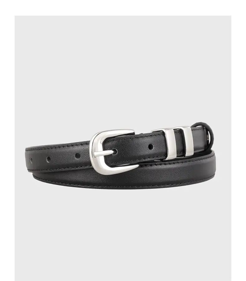 2024 Soft Fashion Belt for Women Brown Black Brown — feature 17