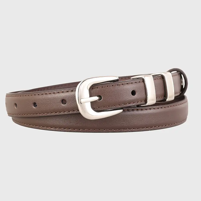 2024 Soft Fashion Belt for Women Brown Black Brown
