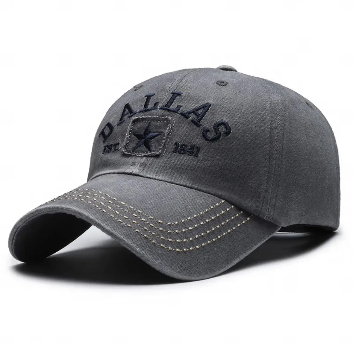 Men Retro Coated Sun Hat with Star Embroidery — feature 15
