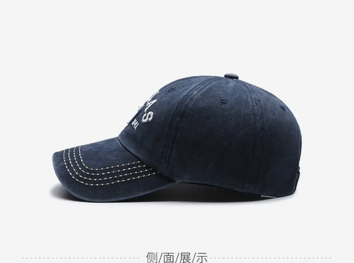 Men Retro Coated Sun Hat with Star Embroidery — feature 9