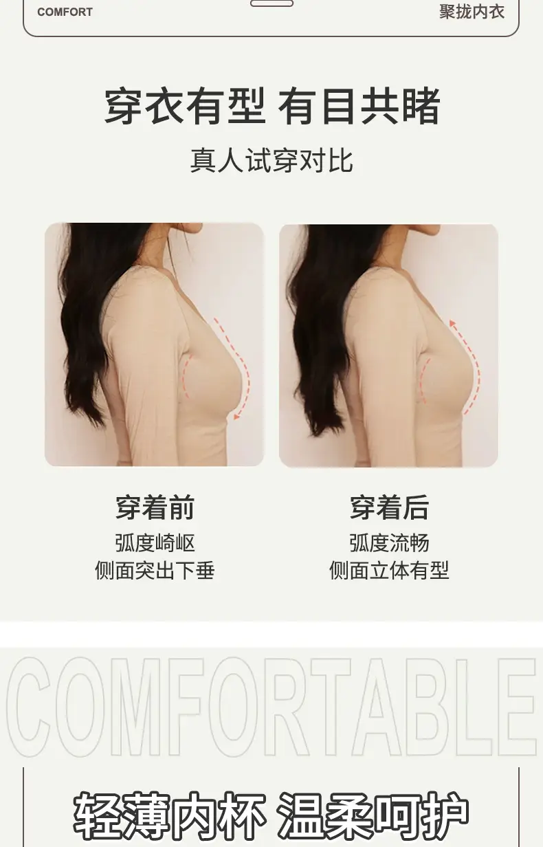 New Style Front Buckle Featured Printed Non-rimless Wide Shoulder Strap Middle-aged and Elderly Shoulder Cup plus size Women Vest Style Bra Women — feature 6