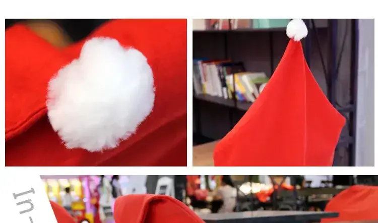 Christmas Red Chair Cover for Home Decor — feature 2