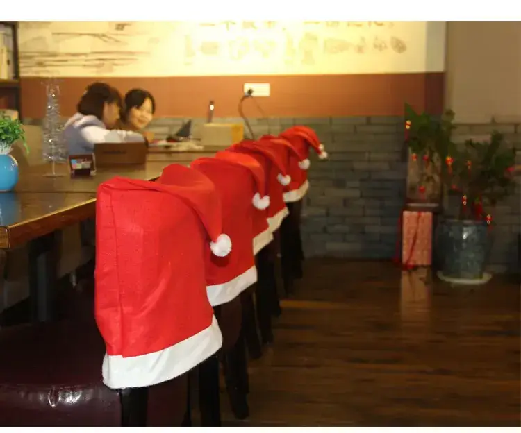 Christmas Red Chair Cover for Home Decor — feature 8